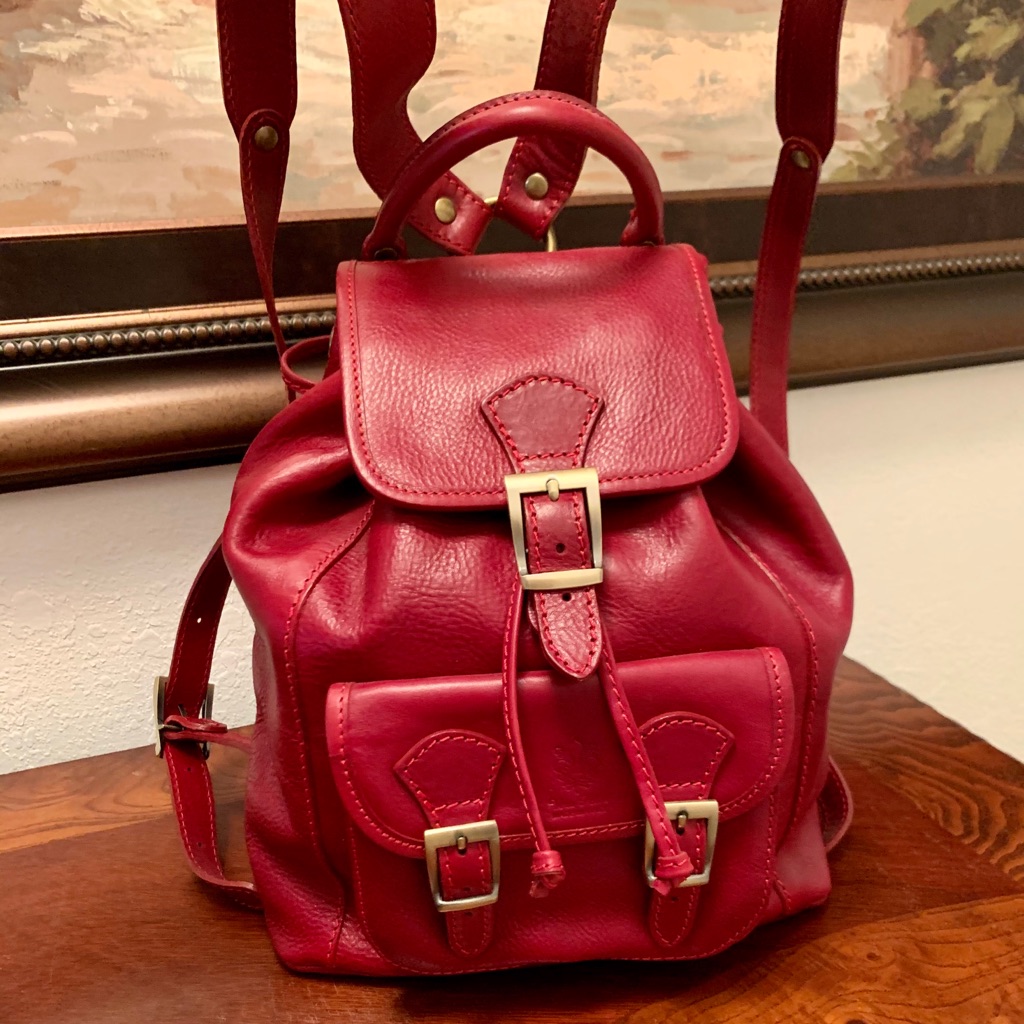 Backpack Genuine Italian Leather - Florenc